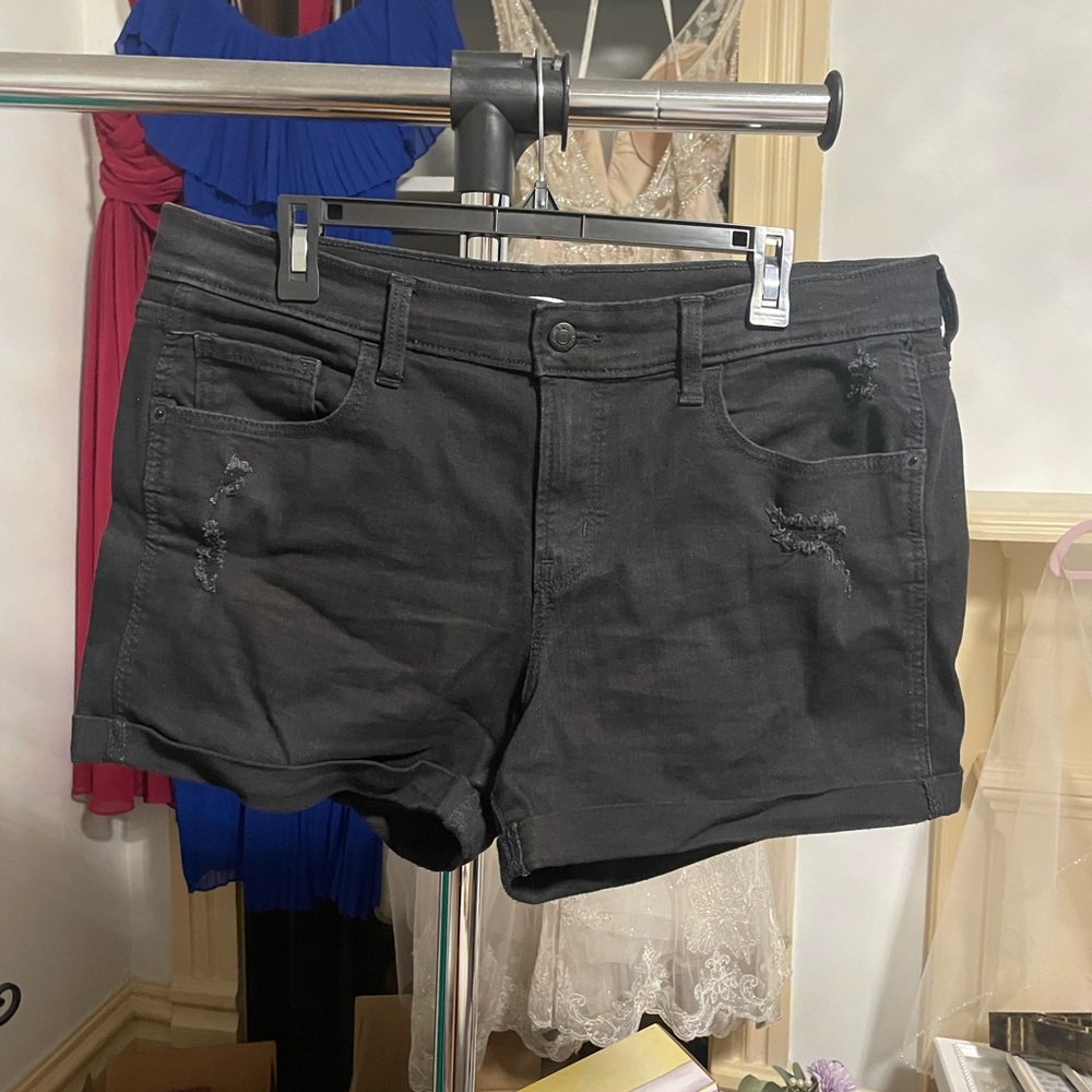 Old Navy Women's Black Jean Shorts